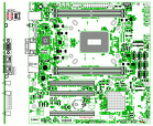 Вычислительный модуль «1Э8СВ-uATX» (ТВГИ.469555.445) — внешний вид, схема, вид сверху и сзади
